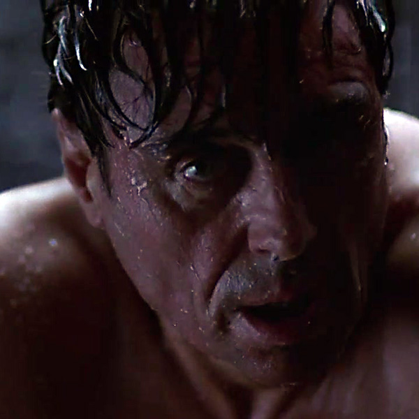 Ian McShane sweating in Sexy Beast